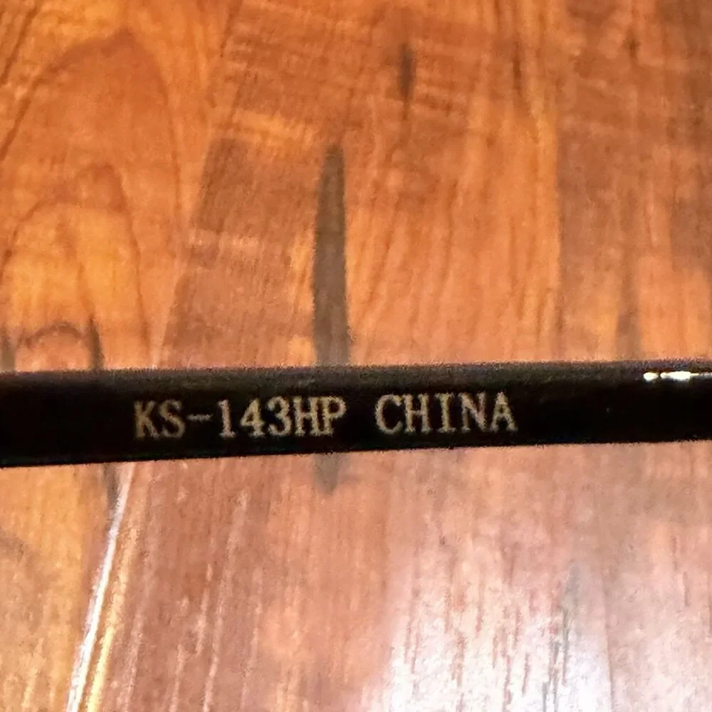Vintage KISS KS-143HP Black On Black Aviator Style Sunglasses - NOS - New!